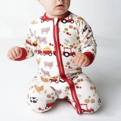 Farm Friends Animals Bamboo Baby Convertible Footie Pajama 8 Farm Friends Animals Bamboo Baby Convertible Footie Pajama -Baby Product Shop farm friends animals bamboo baby convertible footie pajama emerson and friends baby toddler clothing lil tulips 29910671917174