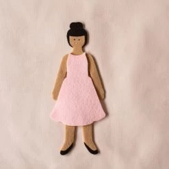 Felt Doll Starter Girl - Caramel