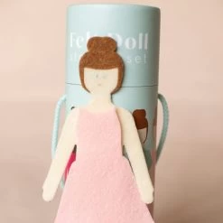Felt Doll Starter Girl - Cinnamon -Baby Product Shop felt doll starter girl cinnamon lowercase toys lil tulips 30908298100854