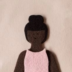 Felt Doll Starter Girl - Cocoa