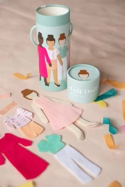 Felt Doll Starter Girl - Honey 9 Felt Doll Starter Girl - Honey -Baby Product Shop felt doll starter girl honey lowercase toys lil tulips 30908253601910