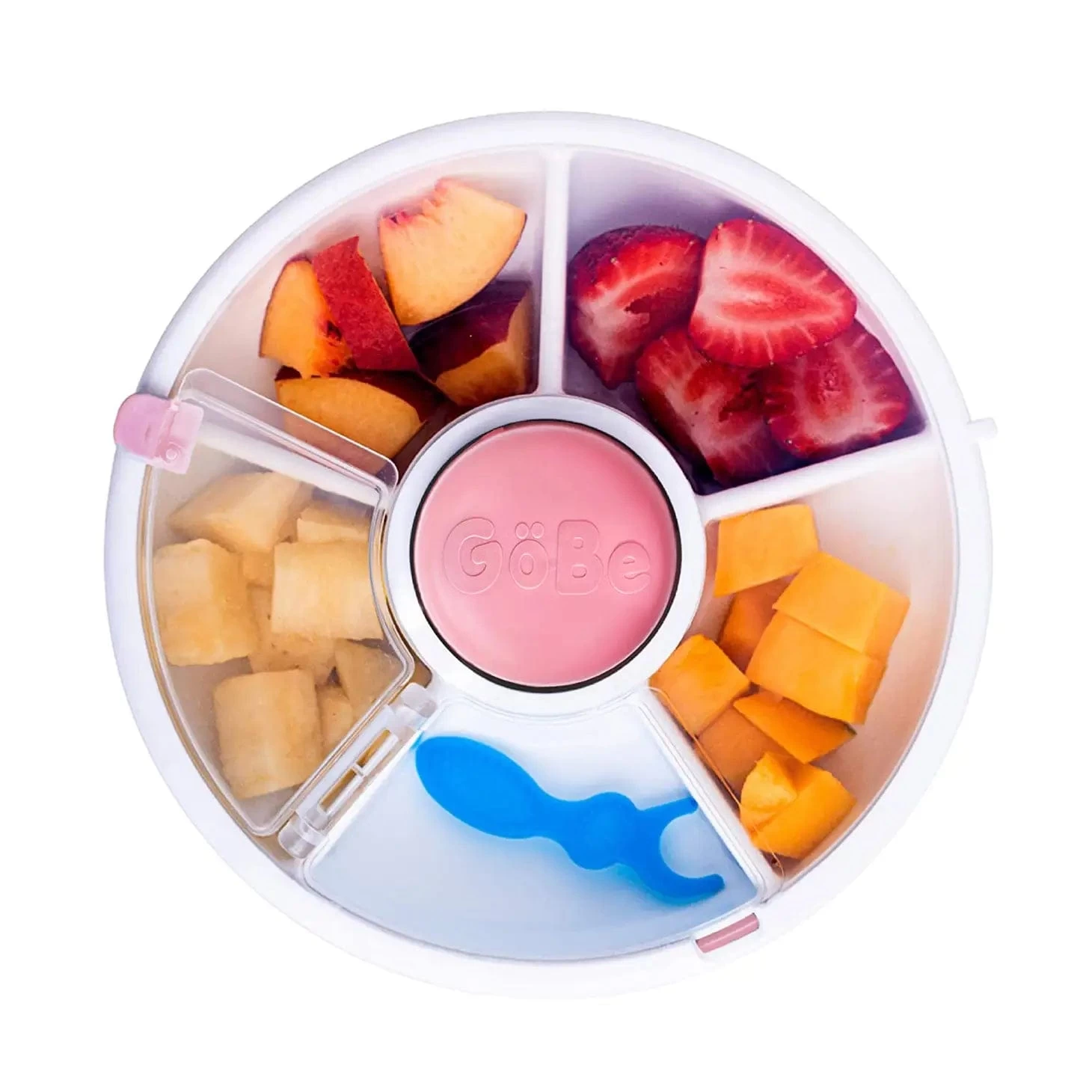 GoBe Snack Spinner - Coral Pink 5 GoBe Snack Spinner - Coral Pink - Image 3