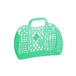 Green Retro Jelly Basket - Small