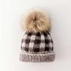 Grey Buffalo Check Pom Pom Knit Beanie Hat 1 Grey Buffalo Check Pom Pom Knit Beanie Hat -Baby Product Shop grey buffalo check pom pom beanie hat huggalugs lil tulips 30038100607094 da906174 b348 4750 9bd5 aa8b48a330a9