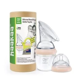 Haakaa Gen 3 Silicone Breast Pump And Bottle Set 160 Ml/6 Oz -Baby Product Shop haakaa gen 3 silicone breast pump and bottle set 160 ml 6 oz haakaa lil tulips 29202264916086