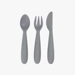 Ezpz Happy Utensils - Gray