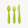 Ezpz Happy Utensils - Lime -Baby Product Shop happy utensils lime ezpz lil tulips 29848365400182