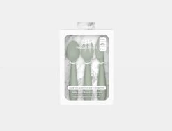 Ezpz Happy Utensils - Sage 8 Ezpz Happy Utensils - Sage -Baby Product Shop happy utensils sage ezpz lil tulips 29848375787638