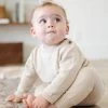 Heirloom Cotton Knit Set - Tan -Baby Product Shop heirloom cotton knit set tan saranoni lil tulips 31030140403830