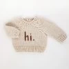 Hi. Pecan Crew Neck Sweater