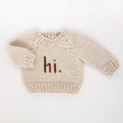 Hi. Pecan Crew Neck Sweater