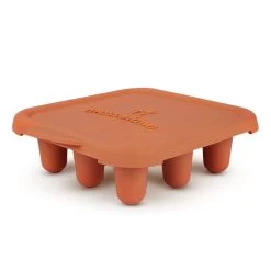 Ice Cube Tray Terracotta (Orange) -Baby Product Shop ice cube tray terracotta orange moss and fawn lil tulips 30598212386934