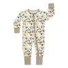 Jungle Friends Bamboo Convertible Romper Sleeper Pajamas -Baby Product Shop jungle friends bamboo convertible romper sleeper pajamas emerson and friends baby toddler clothing lil tulips 30406349127798