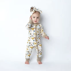 Jungle Friends Bamboo Convertible Romper Sleeper Pajamas 7 Jungle Friends Bamboo Convertible Romper Sleeper Pajamas -Baby Product Shop jungle friends bamboo convertible romper sleeper pajamas emerson and friends baby toddler clothing lil tulips 30406350078070