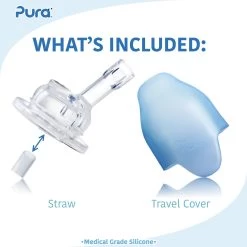 Kiki® 11oz Straw Bottle - Slate Bumper 9 Kiki® 11oz Straw Bottle - Slate Bumper -Baby Product Shop kiki 11oz straw bottle slate bumper pura stainless pura stainless lil tulips 30804827275382