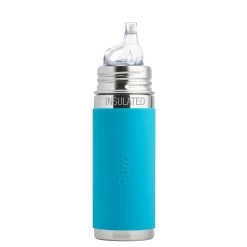 KikiĀ® 9oz Insulated Sippy Bottle - Aqua