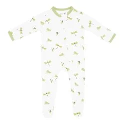 Zippered Footie In Dragonfly