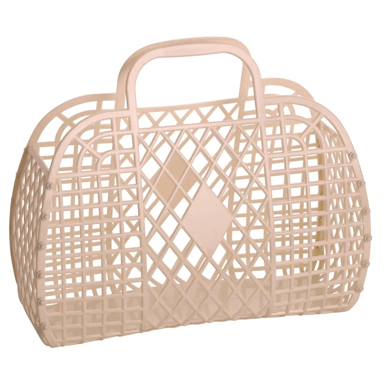 Latte Retro Jelly Basket - Large 3 Latte Retro Jelly Basket - Large
