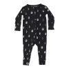 Moon Phases Ribbed Zip Romper
