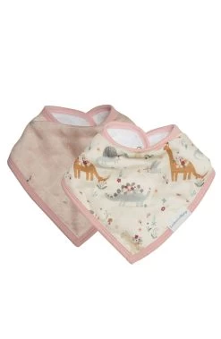 Muslin Bandana Bib Set - Baby Dinomite