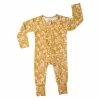 Mustard Floral Bamboo Baby Convertible Footie Pajama Romper -Baby Product Shop mustard floral bamboo baby convertible footie pajama romper emerson and friends baby toddler clothing lil tulips 29871878406262