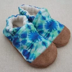 Ocean Tie Dye Organic Slippers