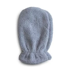 Mushie Organic Cotton Bath Mitt 2-Pack (Tradewinds)