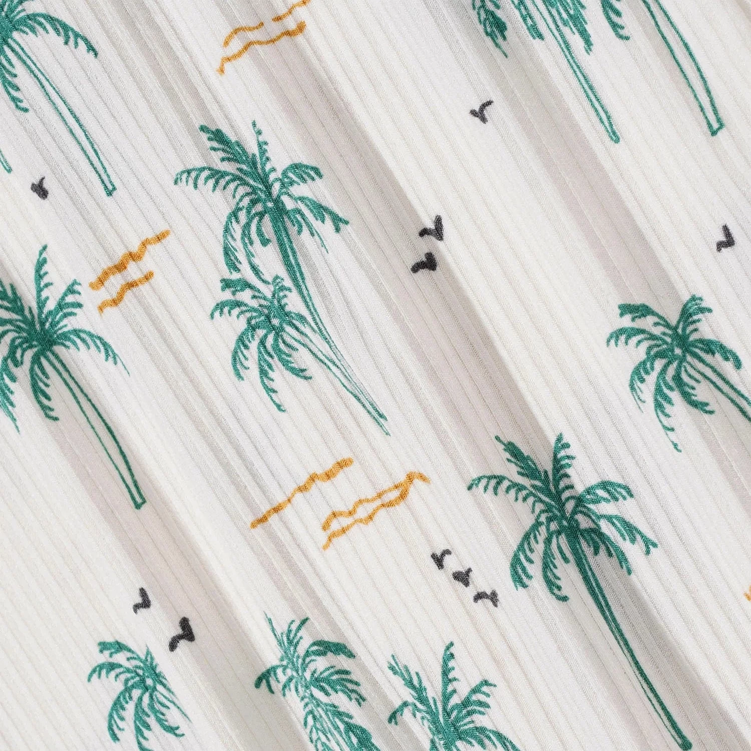 Palm Trees Zip Romper 4 Palm Trees Zip Romper - Image 2