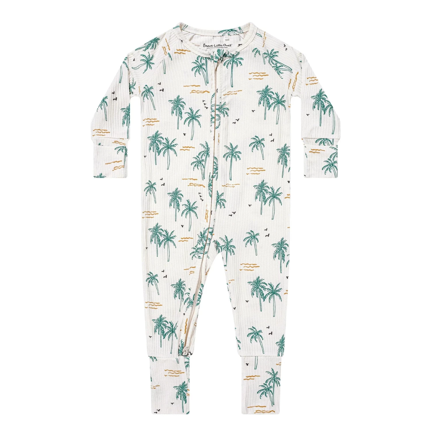 Palm Trees Zip Romper 3 Palm Trees Zip Romper
