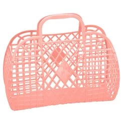 Peach Retro Jelly Basket - Large