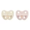 Hevea Powder Pink & Milky White Round Pacifier 2 Pack 2 Hevea Powder Pink & Milky White Round Pacifier 2 Pack -Baby Product Shop powder pink milky white round pacifier 2 pack hevea hevea lil tulips 29559053418614