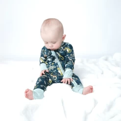 Prehistoric Dinosaur Bamboo Convertible Romper Sleeper Pajama Baby -Baby Product Shop prehistoric dinosaur bamboo convertible romper sleeper pajama baby emerson and friends baby toddler clothing lil tulips 30406358138998