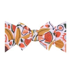 Printed Knot Headband: Freckled Fig