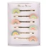 Meri-Meri Rainbow Enamel Hair Slides -Baby Product Shop rainbow enamel hair slides meri meri buble lil tulips 30887389790326