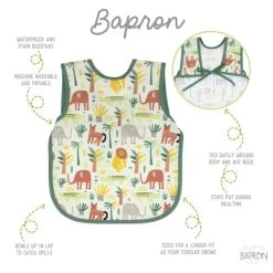 Safari Bapron -Baby Product Shop safari bapron bapronbaby lil tulips 29891961127030