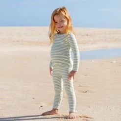 Sage Stripe Ribbed Two-Piece Set 9 Sage Stripe Ribbed Two-Piece Set -Baby Product Shop sage stripe ribbed two piece set brave little ones lil tulips 30776779964534