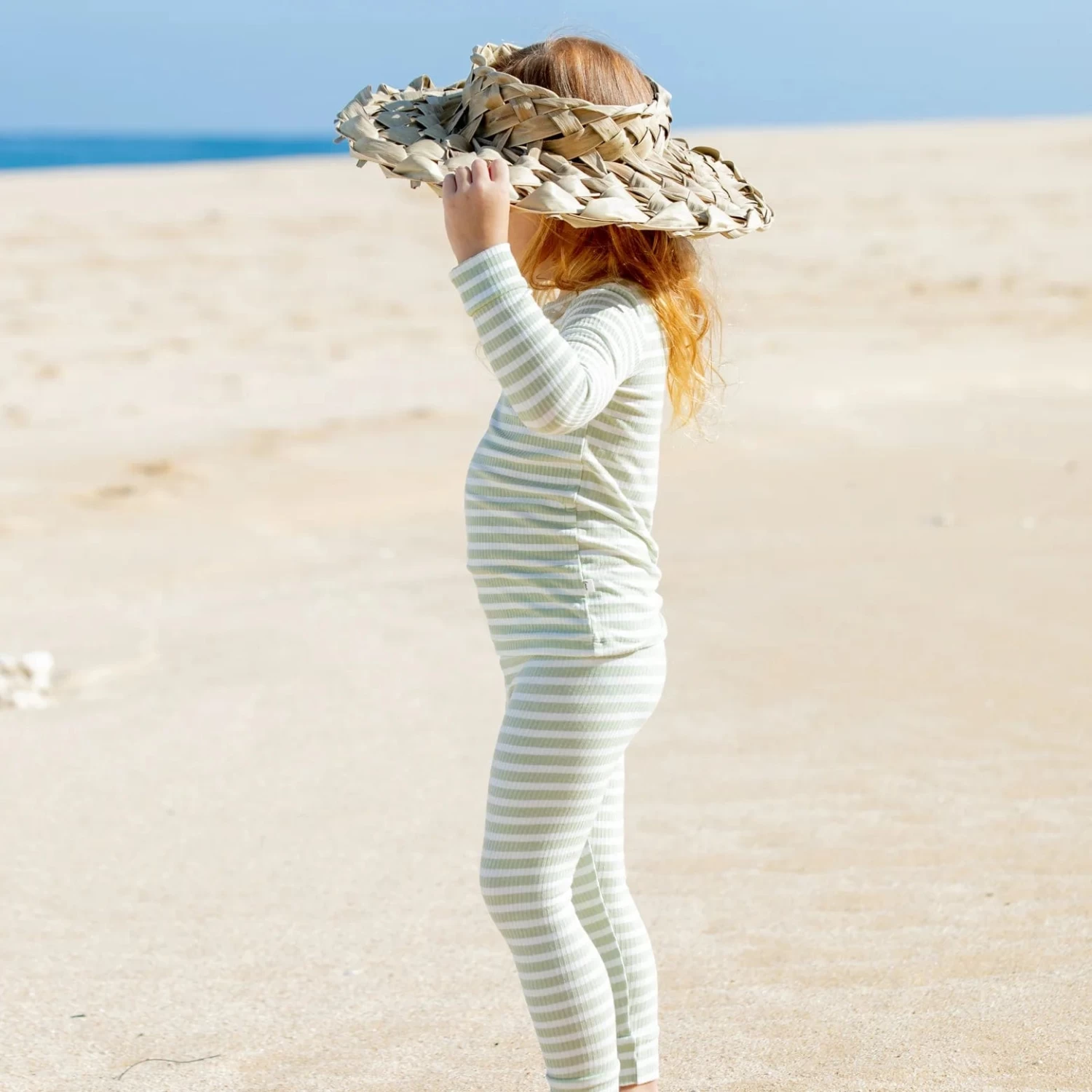 Sage Stripe Ribbed Two-Piece Set 7 Sage Stripe Ribbed Two-Piece Set - Image 5