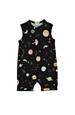 Short Romper - Planets