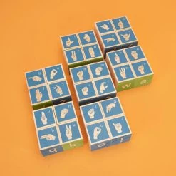 Sign Language Block Sets -Baby Product Shop sign language block sets uncle goose lil tulips 31097305464950