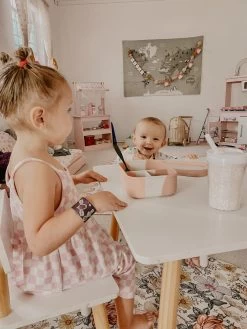 Silicone Bento Box | Pink Tie Dye -Baby Product Shop silicone bento box pink tie dye the dearest grey lil tulips 30809536004214