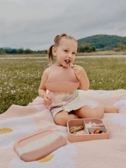 Silicone Bento Box | Pink Tie Dye -Baby Product Shop silicone bento box pink tie dye the dearest grey lil tulips 30809536135286