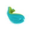 Silicone Fish Bath Scrub - Aqua/Green -Baby Product Shop silicone fish bath scrub aqua green innobaby no points lil tulips 30580638187638