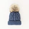 Slate Blue Pop Pom Pom Beanie Hat -Baby Product Shop slate blue pop pom pom beanie hat huggalugs lil tulips 29935371845750 c91f7e54 5d33 4f7b 9856 0b02df70e642