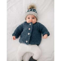 Slate Garter Stitch Cardigan Sweater -Baby Product Shop slate garter stitch cardigan sweater huggalugs lil tulips 29935363620982 e59b5ad2 4dfa 449a b2a9 3147a6758190