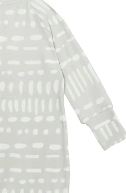 Sleeper - Grey Mudcloth -Baby Product Shop sleeper grey mudcloth loulou lollipop lil tulips 29968983097462