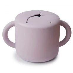 Mushie Snack Cup (Soft Lilac)