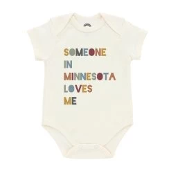 Someone In Minnesota Loves Me Baby Onesie