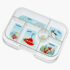 Surf Blue 6 Compartment Leakproof Bento Box -Baby Product Shop surf blue 6 compartment leakproof bento box yumbox lil tulips 30558838816886