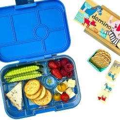 Surf Blue 6 Compartment Leakproof Bento Box -Baby Product Shop surf blue 6 compartment leakproof bento box yumbox lil tulips 30558839111798
