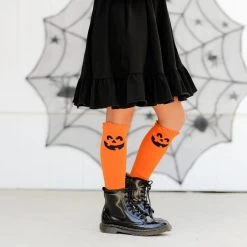 Trick-or-Treat Knee High Socks 3-Pack -Baby Product Shop trick or treat knee high socks 3 pack little stocking company lil tulips 30885193613430